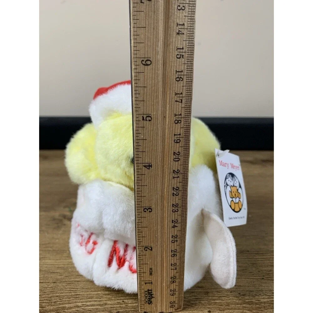Mary Meyer Egg Nog Baby Chick In Mug Plush Stuffed Animal Vintage Christmas